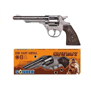 تفنگ اسباب بازی فلزی کابوی COWBOY گانهر Gonher مدل 80.0_اسباب بازی